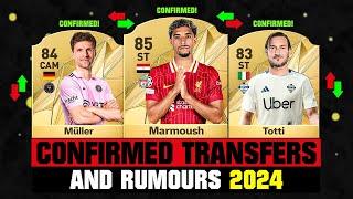 FIFA 25 | NEW CONFIRMED TRANSFERS & RUMOURS!  ft. Marmoush, Müller, Totti... etc