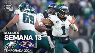 Philadelphia Eagles vs. Baltimore Ravens | Resumen NFL en español - Semana 13 | NFL Highlights 2024