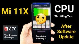 Mi 11x CPU throttling test After Software Update Snapdragon 870 