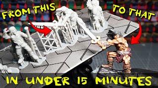 HeroQuest Box Art Miniatures printed and painted Full Guide