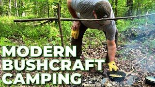 Bushcraft Camping in Allegheny National Forest - Drone Footage