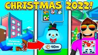 ОБНОВЛЕНИЕ CHRISTMAS 2022 В PET SIMULATOR X В РОБЛОКС! ROBLOX