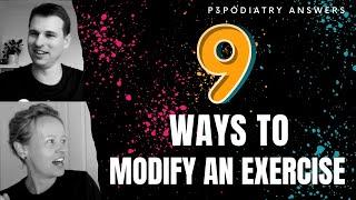 9 Ways To Modify An Exercise - From Injury Management to Performance