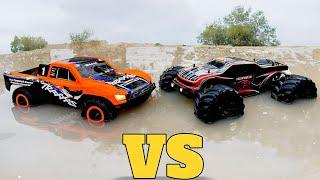 Traxxas Slash 4x4 vs JLB Cheetah 11101 120A | Remote Control Car | RC Car in Water