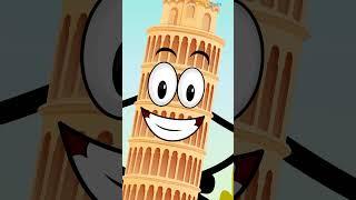 Why isn't the Leaning Tower of Pisa Falling Down? | #aumsum #kids #shorts #science