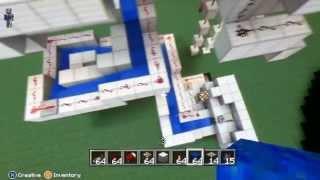 Item transport system in minecraft Xbox 360- Redstone invention