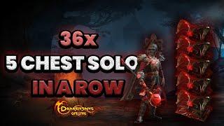 36x 5 Chest SOLO in a row | Drakensang Online