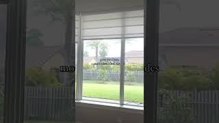 Motorized Dual Shades at the Touch of a Button  #homeimprovementideas #windowshades #homeupgrade