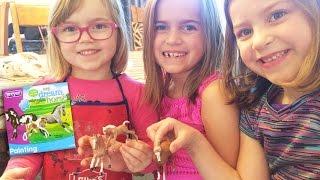 Painting the Breyer Stablemates Horse Family Kit | Crazy8Family