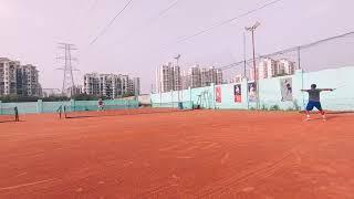 Mens Player Kunal Anand and Sidharth in Action during a practice session at BTA, Faridabad