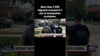More than 1,700 migrants arrested in 1 day in immigration crackdown #immigration #donaldtrump