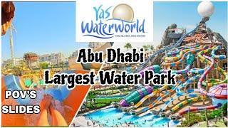 Yas Waterworld 2024-Get Ready to Splash! Exploring Abu Dhabi's Biggest Water Park!