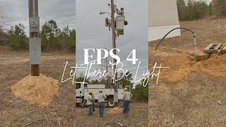 How we got power to our homestead| build from scratch EPS4