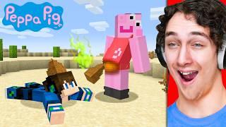 Using PEPPA PIG to Fool My Friends in Minecraft