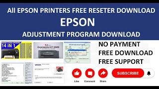 Epson All Adjustment & Resetter Program Free Download