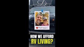 How We Afford our Full-Time RV Lifestyle! #rvlife #rvliving #travel #workfromhome #glamping #nomad