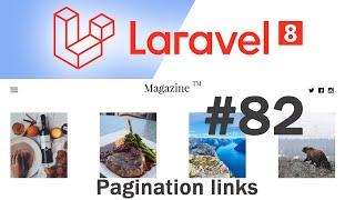 #82 Laravel 8 News Website | Pagination links | Quick programming tutorial