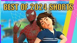 Spider-Man VR BEST OF 2024 SHORTS #vr #virtualreality #spiderman #gaming #benbu