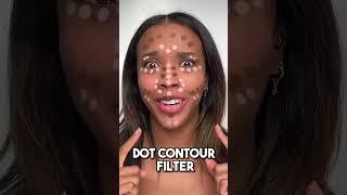 VIRAL TIKTOK DOT CONTOUR FILTER! 