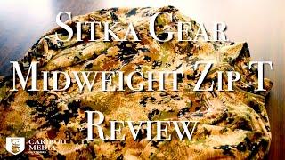 Sitka Gear Core Midweight Zip T Review - How warm is it?