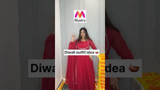 Festive wear outfit/anarkali kurta set #myntra #diwalioutfit #festivewearhaul