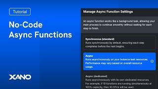 Run Logic in Parallel with No-Code Async Functions