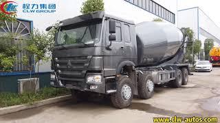 HOWO 8×4 12-wheel 12cubic meters 14cbm concrete mixer truck supplier