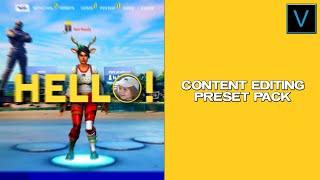 [FREE] Content Editing Preset Pack (edit like spixy) || Vegas Pro