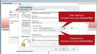 How to backup to Amazon S3 using Veritas System Recovery 18