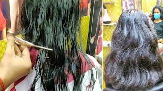 Headshave / Young Girl super Long Hair headshave 2021 / ASMR Indian women headshave