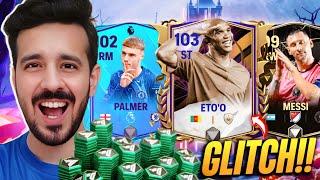 BIGGEST GLITCH  FREE 6000 FC POINTS & 100-103 TRICK OR TREAT PACK OPENING - FC MOBILE 25