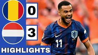 🟠Romania vs Netherlands (0-3) Extended HIGHLIGHTS | EURO 2024 Round of 16!