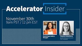 Accelerator Insider w/ LearnLaunch Fund & Accelerator