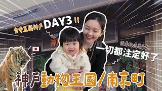 【日本神戶最終章】一家三口出國感觸滿滿神戶必去的動物園！南京町有必要去嗎？在地餃子超好吃