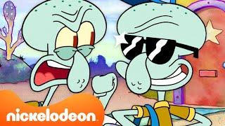 Every Time Squidward Was A Teenager  | SpongeBob | Nicktoons