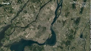 Google Timelapse: Montreal, Canada