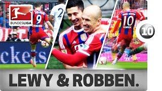 Top 10 Goals Lewandowski & Robben vs. Hannover 96