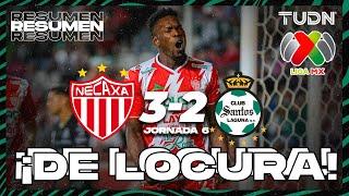 HIGHLIGHTS | Necaxa 3-2 Santos | Liga Mx - CL2025 J6 | TUDN