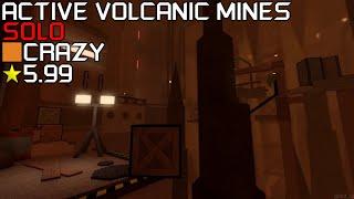 Roblox: Flood Escape 2 - Active Volcanic Mines [Solo] (PEAK CRAZY)