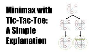 Simple Explanation of the Minimax Algorithm with Tic-Tac-Toe