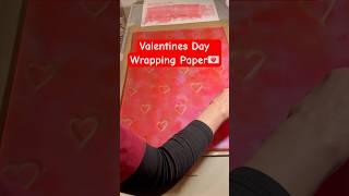 Create Valentine #diywrappingpaper ️ #diygift #valentine #craftyvalentine #galentinesday #vday