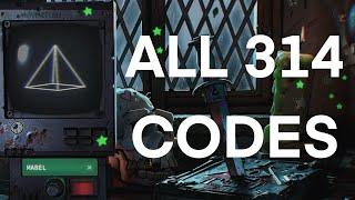 THISISNOTAWEBSITEDOTCOM Gravity Falls website all 314 codes (so far)