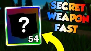 How to get *SECRET WEAPON* FAST in Roblox Islands! (SKYBLOX)