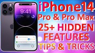 iPhone 14 Pro & Pro Max 25+ Tips, Tricks & Hidden Features | Amazing Hacks - NO ONE SHOWS YOU!! 