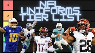 RANKING EVERY NFL TEAMS UNIFORMS 2023-2024 SEASON | NFL UNIFORMS TIER LIST | ALL NFL TEAMS RANKED