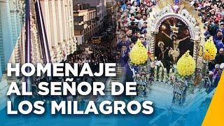 CONGRESO EN VIVO: PARLAMENTARIOS Y TRABAJADORES  RECIBEN PROCESIÓN DEL SEÑOR DE LOS MILAGROS