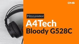 Распаковка наушников A4Tech Bloody G528C R / Unboxing A4Tech Bloody G528C R