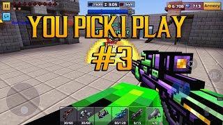 You Pick,I Play! #3 - Clan Siege Battle (Sayfullobekov Shohrukh) Pixel Gun 3D