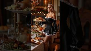 Your Favorite AI Maids Polishing the Mansion for Thanksgiving – Lookbook 4K