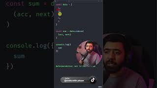 Use the Array.reduce method to sum all the elements of an Array